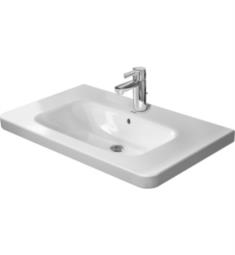 Duravit 2320800000 DuraStyle 31 1/2" Drop In Vanity Bathroom Sink with Overflow and Tap Platform