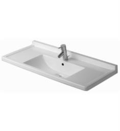 Duravit 030410 Starck 3 41 3/8" Wall Mount Bathroom Sink with Overflow and Tap Platform
