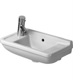 Duravit 075150 Starck 3 19 3/4" Wall Mount Bathroom Sink with Overflow and Tap Platform