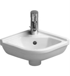 Duravit 0752440000 Starck 3 16 7/8" Wall Mount Bathroom Sink with Overflow and Tap Platform