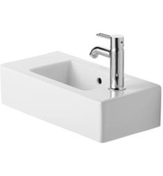 Duravit 070350 Vero 19 5/8" Wall Mount Bathroom Sink with Overflow