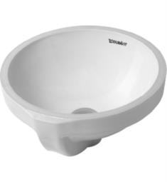 Duravit 0319320000 Architec 14 1/4" Undermount Vanity Bathroom Sink with Overflow