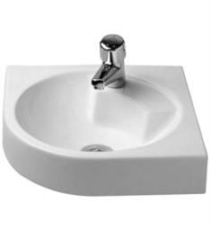 Duravit 0448450000 Architec 25" Wall Mount Bathroom Sink without Overflow and with Tap Platform