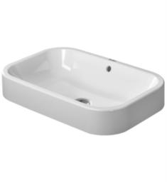 Duravit 2314600000 Happy D.2 23 5/8" Vessel Bathroom Sink with Overflow without WonderGliss