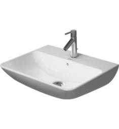 Duravit 233555 ME by Starck 21 5/8" Wall Mount Bathroom Sink with Overflow and Tap Platform