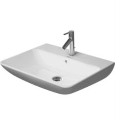 Duravit 233565 ME by Starck 25 5/8" Wall Mount Bathroom Sink with Overflow and Tap Platform