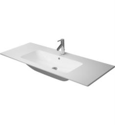 Duravit 233612 ME by Starck 48 3/8" Wall Mount Bathroom Sink with Overflow and Tap Platform