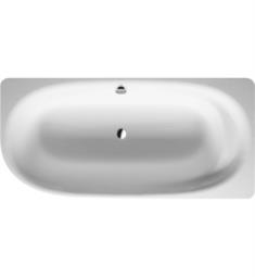 Duravit 700363000000090 Cape Cod 74 3/4" Corner Right Acrylic Soaking Bathtub with Seamless Panel and Support Frame