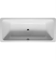 Duravit 700101000000092 D-Code 70 7/8" Drop-In Acrylic Soaking Bathtub with Central Outlet