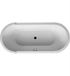 Duravit 700009000000090 Starck 70 7/8" Drop-In Acrylic Soaking Bathtub with Two Backrest Slope