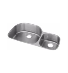 Elkay ELUH362110R Harmony 36 1/4" Double Bowl Undermount Stainless Steel Kitchen Sink Right Side Small Bowl
