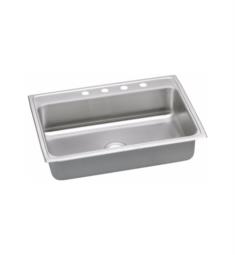 Elkay PSR3122 Pacemaker 31" Single Bowl Drop In Stainless Steel Kitchen Sink with Center Drain