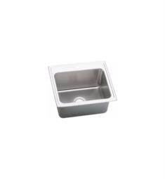 Elkay DLR252212C 25" Single Bowl Drop-In Stainless Steel Laundry Sink in Lustrous Satin with Faucet