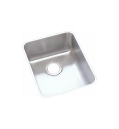 Elkay ELUHAD141845 Lustertone Classic 16 1/2" Single Bowl Undermount Stainless Steel Kitchen Sink in Lustrous Satin