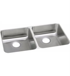 Elkay ELUHAD361845 Lustertone Classic 35 3/4" Double Bowl Undermount Stainless Steel Kitchen Sink in Lustrous Satin