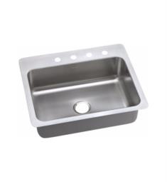 Elkay DSESR12722 Dayton 27" Single Bowl Drop In/Undermount Stainless Steel Kitchen Sink with Slim Rim
