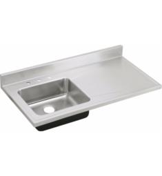 Elkay S4819L Gourmet 48" Single Bowl Drop In Stainless Steel Kitchen Sink with Left Side Drain Board