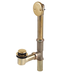 Brizo RP43140PG Toe-Operated Tub Drain in Polished Gold