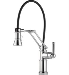 Brizo 63225LF Artesso 20 7/8" Single Handle Deck Mounted Articulating Kitchen Faucet