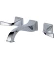 Brizo 65830LF-ECO Virage 2 3/8" Two Handle Wall Mount Bathroom Sink Faucet