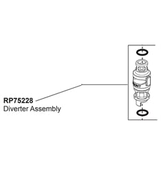 Brizo RP75228 Traditional Diverter Assembly