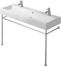 Duravit 0030741000 Vero 44 1/4" Metal Console Stand with 2" Adjustable Height for Bathroom Sink in Chrome