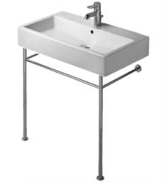 Duravit 0030751000 Vero 24 5/8" Metal Console Stand with 2" Adjustable Height for Bathroom Sink in Chrome