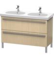 Duravit XL6518 X-Large 45 1/4" Floor Standing Single Bathroom Vanity with Two Drawers