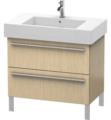 Duravit XL6543 X-Large 31 1/2" Floor Standing Single Bathroom Vanity with Two Drawers