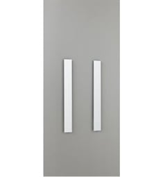Robern Semi-Recessed Mount Kit for 70" H x 8" W Mirrored Cabinets - Matte White