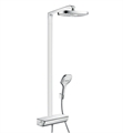 Hansgrohe 04610400 Raindance Select E 300 42" Shower Set with Showerhead and Handshower in White-Chrome