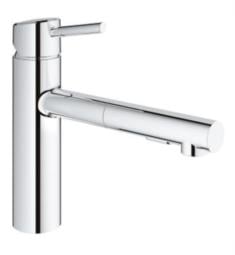Grohe 31453 Concetto 8 3/4" One Handle Deck Mounted Kitchen Faucet with 2 Function Locking Sprayer