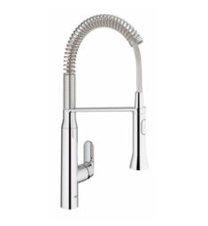 Grohe 31380 K7 21 1/4" One Handle Deck Mounted Kitchen Faucet with 2 Function Toggle Sprayer