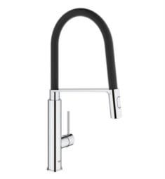 Grohe 31492 Concetto 20 1/8" One Handle Deck Mounted Pre-Rinse Spray Kitchen Faucet with Locking Push Button Control