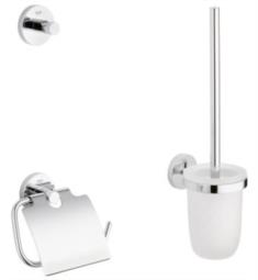Grohe 40407001 Essentials Wall Mount Bathroom Accessory Set in Chrome