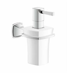 Grohe 40627000 Grandera 3 1/8" Wall Mount Soap Dispenser with Holder