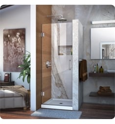 DreamLine SHDR-2010F Unidoor 23" to 30" Frameless Hinged Shower Door