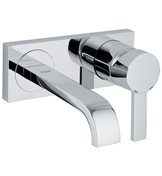 Grohe 1930000A Allure 6 3/4" Single Handle Wall Mount Bathroom Faucet in Chrome