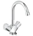 Grohe 21337001 Costa L 5 3/8" Double Handle Deck Mounted Bathroom Faucet in Chrome