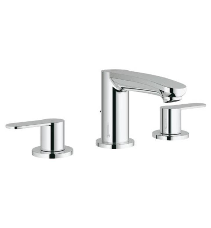 Grohe 2020900a Eurostyle Cosmopolitan 5 1 8 Double Handle S Size Deck Mounted Widespread Bathroom Faucet In Chrome