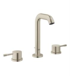 Grohe 20297ENA Essence New 4 1/2" Double Handle Deck Mounted/Widespread Bathroom Faucet in Brushed Nickel