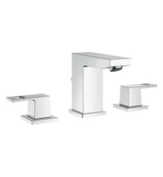 Grohe 2037000A Eurocube 3 7/8" Double Handle S-Size Deck Mounted/Widespread Bathroom Faucet in Chrome