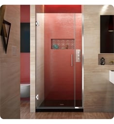DreamLine SHDR-240721 Unidoor Plus W 29" to 36 1/2" x H 72" Hinged Shower Door with Clear Glass
