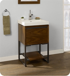Fairmont Designs 1505-VH2118 M4 21" Free Standing Single Bathroom Vanity with One Drawer in Natural Walnut