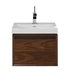 Fairmont Designs 1505-WV2118 M4 21" Wall Mount Single Bathroom Vanity with One Drawer in Natural Walnut