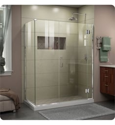 DreamLine E1203-0 Unidoor-X W 59" to 60" x D 30 3/8" to 34 3/8" x H 72" Hinged Shower Enclosure