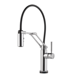 Brizo 64221LF Solna 21 1/2" Single Handle Articulating Kitchen Faucet with Smart Touch Technology