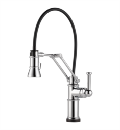 Brizo 64225LF Artesso 21 1/2" Single Handle Articulating Kitchen Faucet with Smart Touch Technology