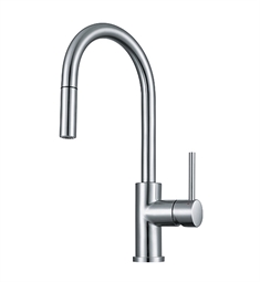 Franke FFP3350 EOS 14 3/8" Single Hole Deck Mounted Pulldown Prep Kitchen Faucet in Steel