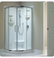 Neptune 20.11540.40 Sacha SC40 40 5/8" Corner Neo-Round Shower with Integrated Seat and Built-In Storage